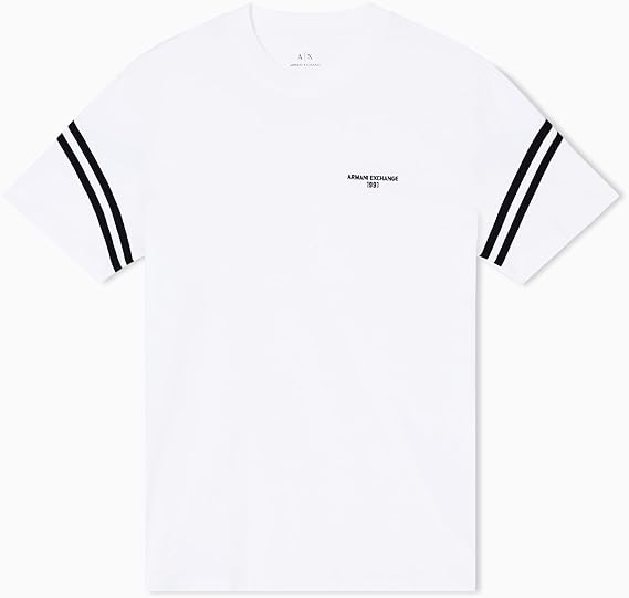 Armani Exchange Men's Arm Band Text Logo Tee