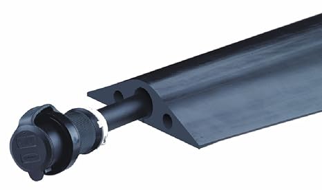 Cable PROTECTOR-BLK-5FT L 2.30LB/FT1-3/8" H x 5-3/4" W x 5' L Style G