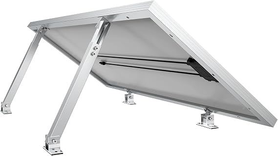 RICH SOLAR Adjustable Solar Panel Tilt Mount Brackets Support up to 300 Watt Solar Panel for Roof, RV, Boat and Any Flat Surface, for on-Grid/Off-Grid Systems