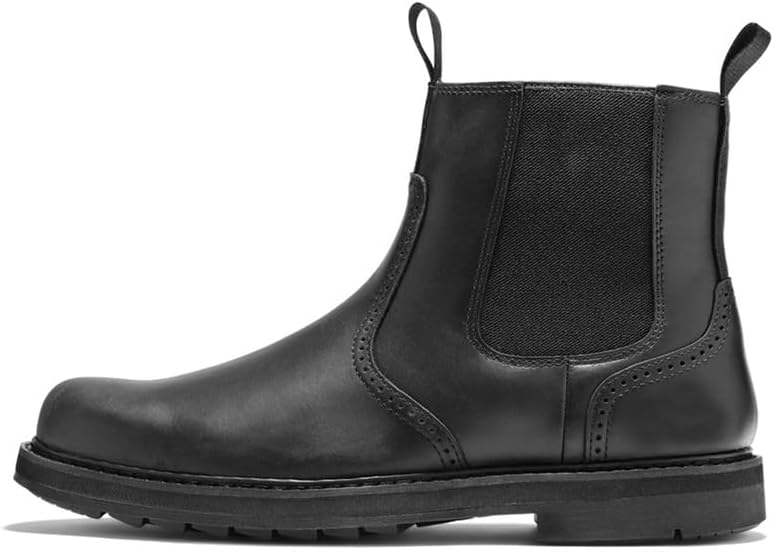 Men's Chelsea Boots Side Zipper Suede Leather Casual High Top Shoes Round Toe Flat Short Boots Western Boot Cowboy Boots