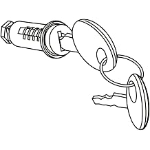 SHAD - 201896R : Spare Set Cylinder Key Lock Handle Opening Trunk or Suitcase SH48 SH 48