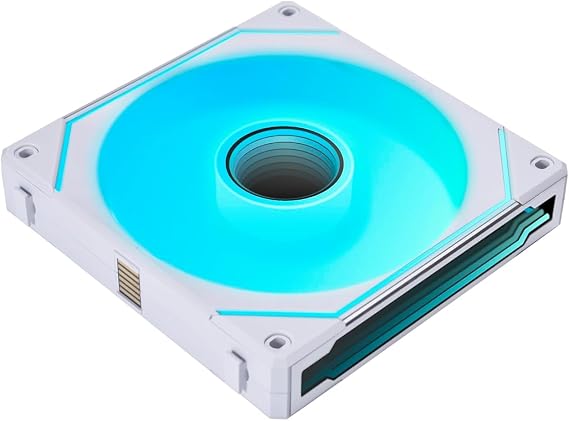 Lian Li UNI Fan SL-Infinity 140 Reverse Blade-Single Package-ARGB Fan-Daisy-Chain Design-Infinity Mirror-Customizable Lighting Effects-Uncontrolled-White-(14RSLIN1W)