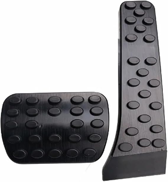 Car Pedal, Accelerator Pedal Covers,Compatible for Mercedes Benz Brabus AMG W212 W205 W463 W221 Accelerator Non Slip Pad Braking Pedal Accelerator Pad(Black)