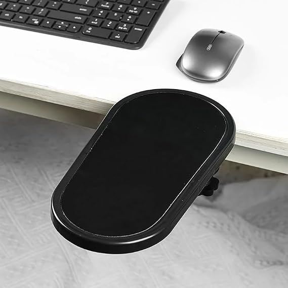 Coverzone Ergonomik Ayarlanabilir Masa Kol Dayanağı ve Döner Mouse Pad Tutucu, Masaya Takılan Bilek ve Ön Kol Destek Aparatı, Ofis ve Ev Kullanımı İçin Rahatlatıcı Tasarım | DY-841
