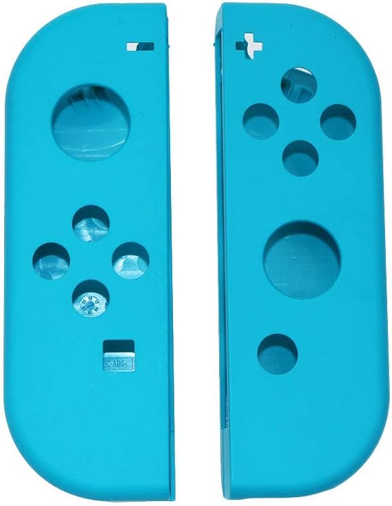DIY Replacement Housing Shell Case with Middle Frame for Switch NS Console Cover Plate (Blue)