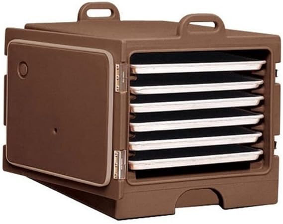 Cambro (1826MTC131) 21-7/16" Front-Load Sheet Pan & Tray Carrier - Camcarrier Dark Brown