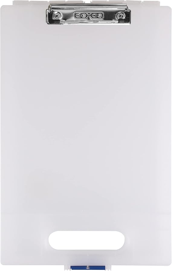 Dexas Clipcase Storage Clipboard with Handle, Natural