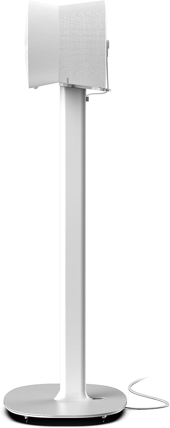 Flexson Floor Stand for Sonos Era 300 Speaker (White, Single)
