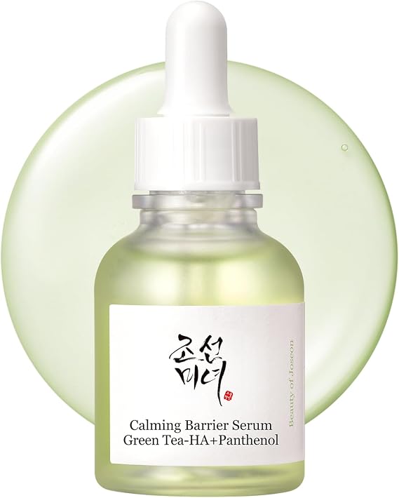 Beauty of Joseon Calming Barrier Serum Green Tea-HA™ + Pathenol | Daily Korean Skincare for Dry and Sensitive Skin, Calming, Soothing, and Deep Hydration 30ml, 1.01 fl.oz