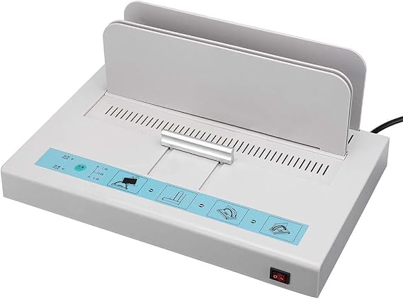 110V Hot Melt Glue Universal Thermal Binding Machine A4 Paper Binding Machine Electric Desktop Sheet Binder 50mm Hot Melt Machine Contract Document Invoice Folder