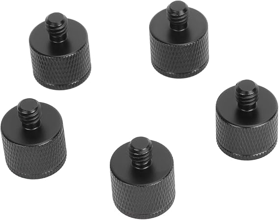 M5 Female to 1/4"-20 Male Thread Screw Adapter(5 Pieces)