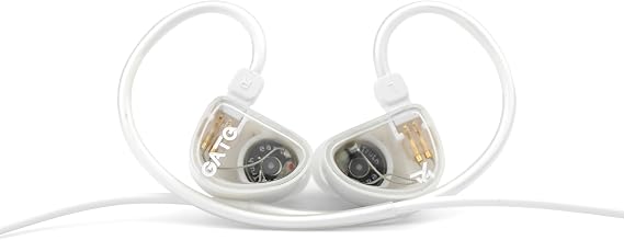 Fanmusic TRUTHEAR GATE Cost-Effective Dynamic Driver In-ear Headphone with 0.78 2Pin Cable (White, no mic)