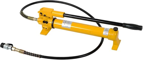 Manual Hydraulic Pump 900cc 10,000PSI Max Pressure Output - Portable Hand Pump for Hydraulic Tools and Cylinder Lifting, CP-700