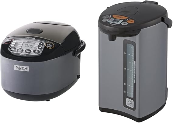 Zojirushi Rice Cooker & Warmer and Water Boiler Bundle