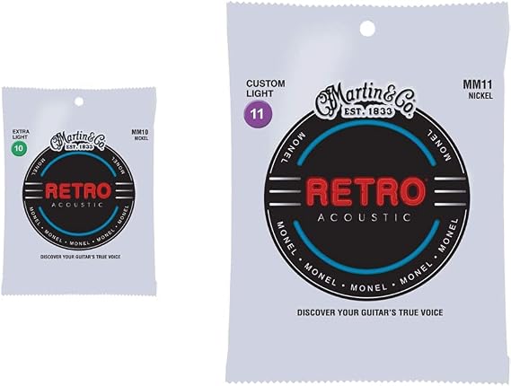 Martin Strings Acoustic Guitar Strings (MM10) & Strings Acoustic Guitar Strings (MM11)