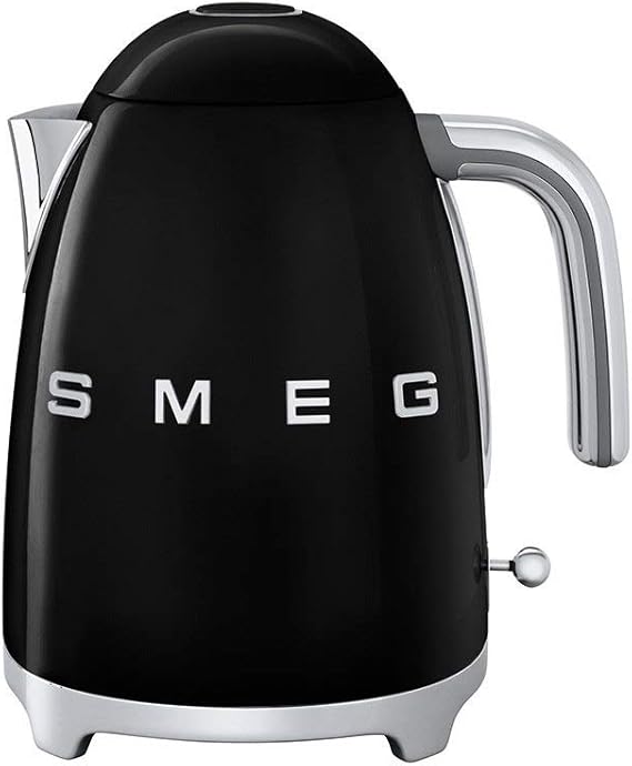 Smeg 50s Style 1.75-qt. Stainless Steel Variable Temperature Electric Kettle Color: Black