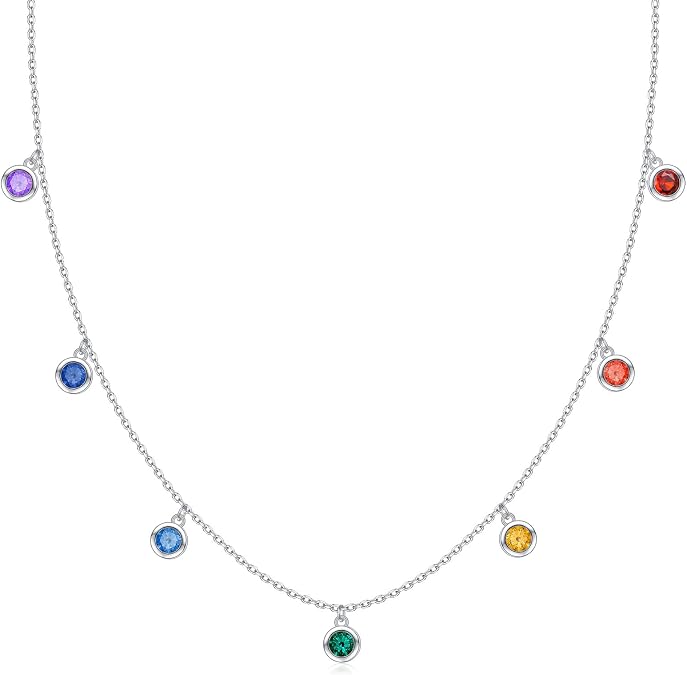 Yearace Choker Necklaces for Women S925 Sterling Silver Sideways Cross/Butterfly/Handcuffs/Infinity Interlocking/Chakra Choker Necklace Dainty Sideways Cross Necklace Jewelry Gift