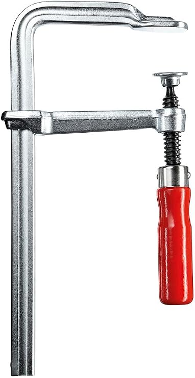 Bessey GS12 Screw Clamp "Classix" 4.72In/60mm, Silver/Red