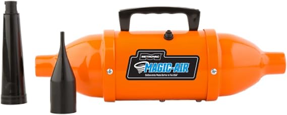 METROVAC Magic Air Electric Air Pump for Inflatables, Portable Inflator Deflator, High Volume - Made in the USA