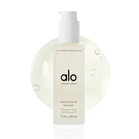 Alo Enzyme Facial Cleanser, Gently Resurface Skin, 3.2 oz