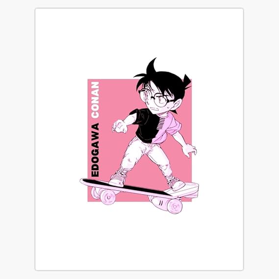 Detective Conan - Skateboard Sticker Decal Laptop Car Window Vinyl 5"