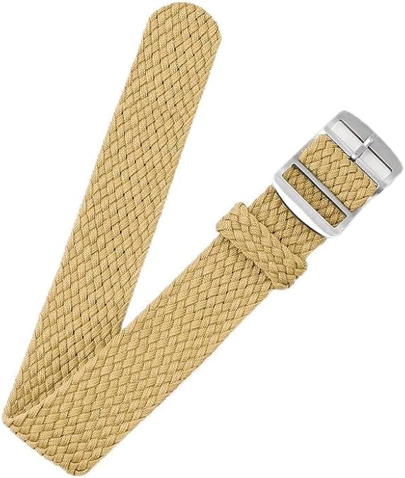 Canvas Nylon Watch Straps, Nylon Braided Watch Band, Replacement Watchband Hook and Loop Straps (16mm,18mm,20mm,22mm) For Men Women