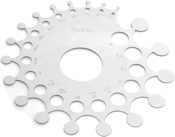 Gemologist Diamond Sizing Carat Gauge Tool