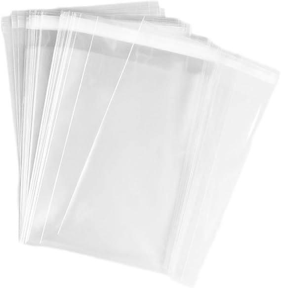 100 Pcs Clear Self Sealing Cello Cellophane Bags Bakery Candle Soap Cookies Poly Bags 4x6 inch