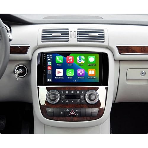 Car Radio Stereo for Mercedes Benz W251 R280 R300 R320 R350 R63 2005-2017, Android 12 Head Unit Touch Screen Built in Apple Carplay Andriod Auto DSP IPS Bluetooth GPS Navigation 8-Core 432GB