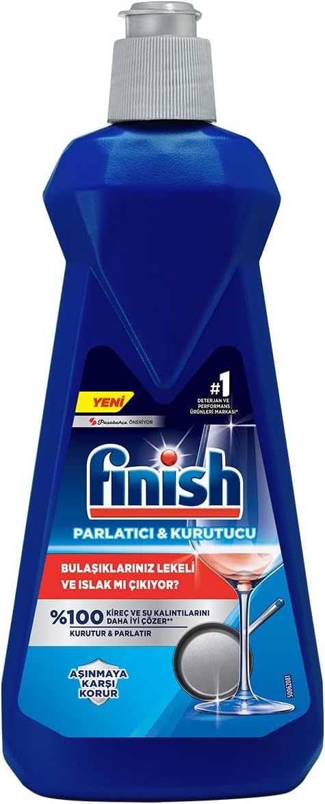 Finish Dishwasher Polisher & Dryer 80 Washers (1 x 400 ml)