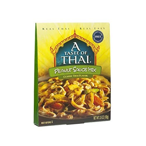 A Taste of Thai Peanut Sauce Mix, 3.5 oz Box, 6 Piece by A Taste of Thai
