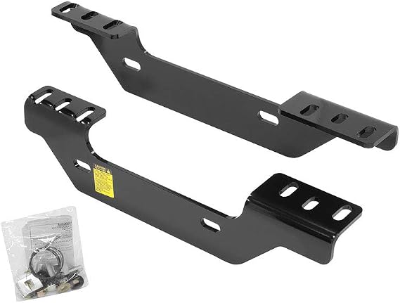 Draw-Tite Reese Fifth Wheel Hitch Mounting System Custom Bracket, Compatible with Select Chevrolet Silverado : GMC Sierra, Black