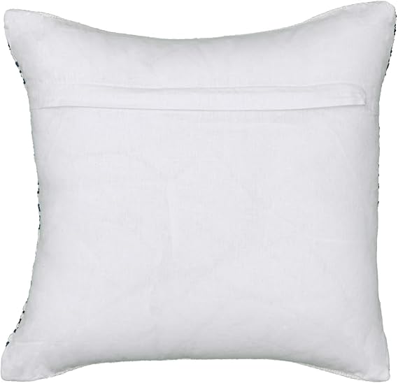 HomeRoots 516644 18 x 18 x 18 in. White Chevron Zippered 100 Percent Cotton Throw Pillow - Set of 2