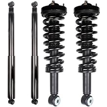 Front and Rear Complete Struts Assembly Shock Absorbers w/Coil Spring Fits 2009 2010 2011 2012 for Ford for F-150 Replace 171140 911262 (Set of 4)