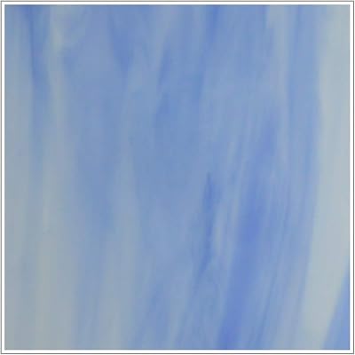Wissmach Fusible Glass COE 96 WhiteSuperior Blue Prisma by Sun and Moon Stained Glass