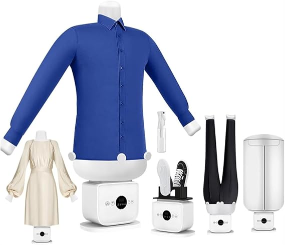 Automatic Steam Ironing Machine for Quick Wrinkle Removal, Hands-Free Operation with Adjustable Timer