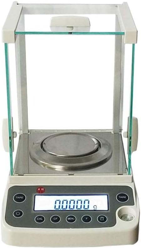 Analytical Balance, 0.1mg Electronic Analytical Balance Lab Digital Electronic Precision Scale for Lab Pharmacy Jewelry Store Chemical Plant,One Color-220g/0.0001g