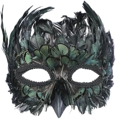 Costume Masks Feather Animal Mask Masquerade Bird Mask Halloween Mardi Gras Cosplay Party Masque JYXP01