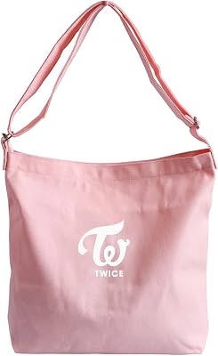 TWICE Merch Canvas Shoulder Bag, Hobo bag Crossbody Handbag Casual Tote