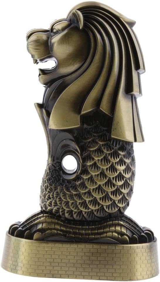 Merlion Building Sculpture Model of Singapore Crafts Home/Office Decor Collectibles Travel Souvenir Gift