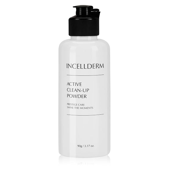 INCELLDERM Active Clean-Up Powder 90g (3.17oz) | Papain Enzyme Cleanser