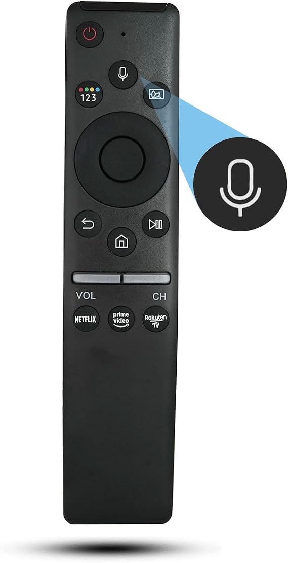 Universal Voice Replacement Remote Control BN59-01312B for Samsung Smart TV Remote LCD LED UHD QLED 4K TV QE55Q70RAT QE55Q70RATXXU QE55Q70RATXZT QE55Q80RATXXU QE55Q80RATXZG QE55Q82RATXXC