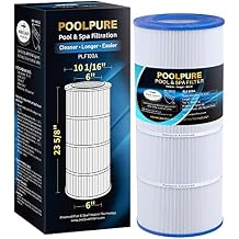 POOLPURE CC100 Pool Filter Replaces Pentair CC100, CCRP100, PAP100, PAP100-4, Ultral-C3, Unicel C-9410, R173215, Filbur FC-0686, 59054200, 160316, 160354, Predator 100, L x OD:23 5/8" x 10 1/16"