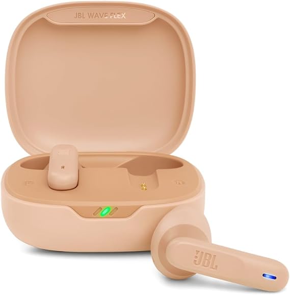 JBL Wave Flex, Kablosuz Kulakiçi Kulaklık, Bej