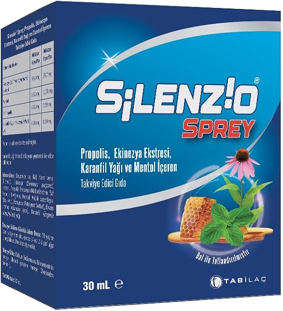 Tab İlaç Silenzio Sprey 30 Ml