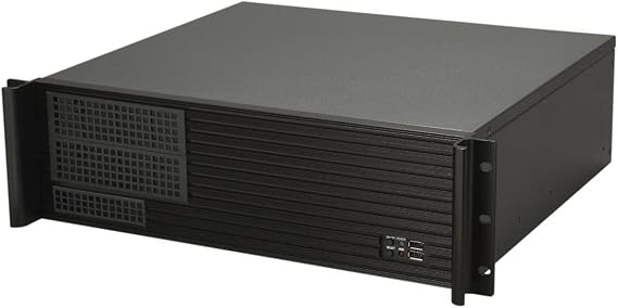 iStarUSA D Value D-313SE-MATX No Power Supply 3U Compact Rackmount Server Chassis (Black)