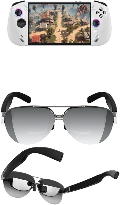 Lenovo Legion Go S 2025 Gaming Console Bundle with Legion Glasses Gen 2-8" 120Hz Display, AMD Ryzen Z2, 16GB/512GB + Micro-OLED Personal Monitor