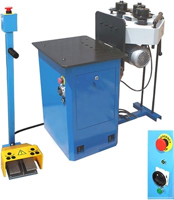 3 Phase 220V 1HP HV Ring Roller Pinch Roll Bender Bending Metal Steel Machine 1-14 Tube Pipe