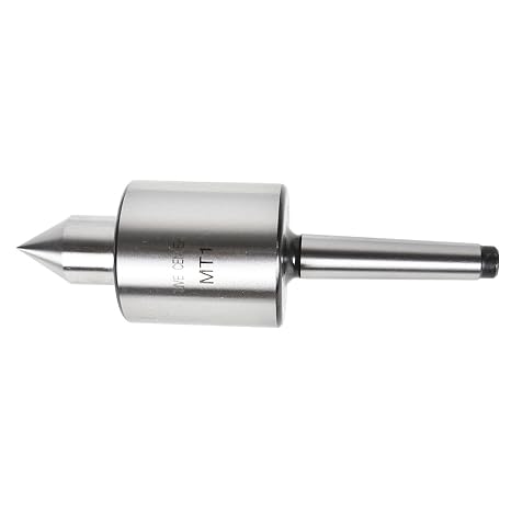 findmall MT1 Medium Duty Live Center 60 Degree Live Tailstock Center Fit for CNC Lathes, Ordinary Manual Lathes and High-Speed Lathes