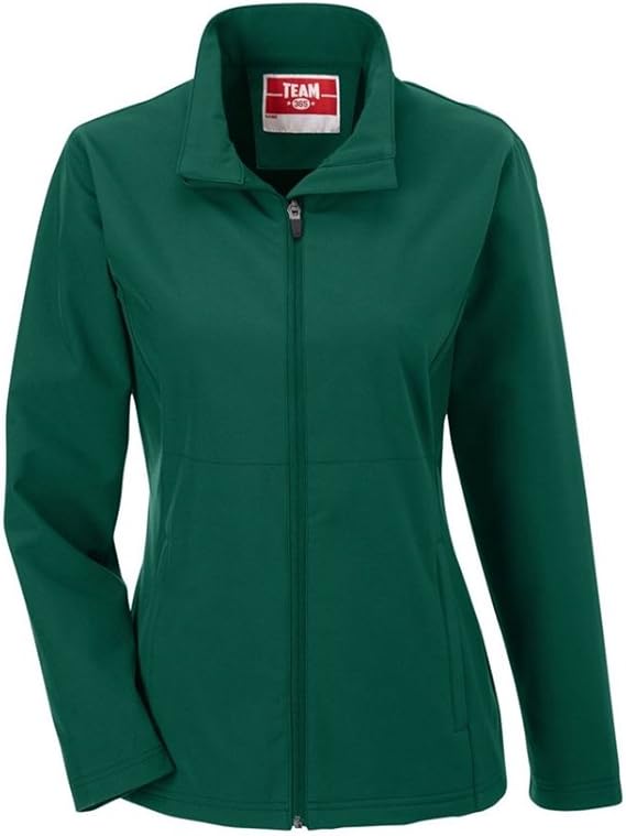 Team 365 Ladies Leader Soft Shell Jacket Small, Sport Forest